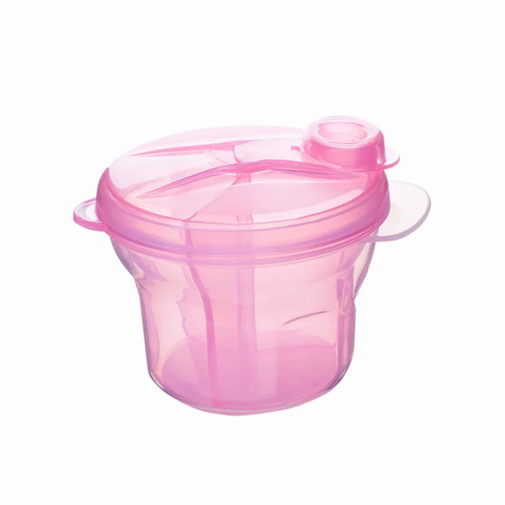 3 Grid Portable Milk Powder Formula Dispenser BPA Free Food Container Infant Bean Storage Box for Kid Care Toddler Travel Bottle