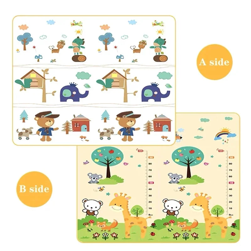 2 thickness options 5 Size Options Crawling Carpet Baby Play Mat Children Rug for Kids Educational Toys Soft Activity Game Floor