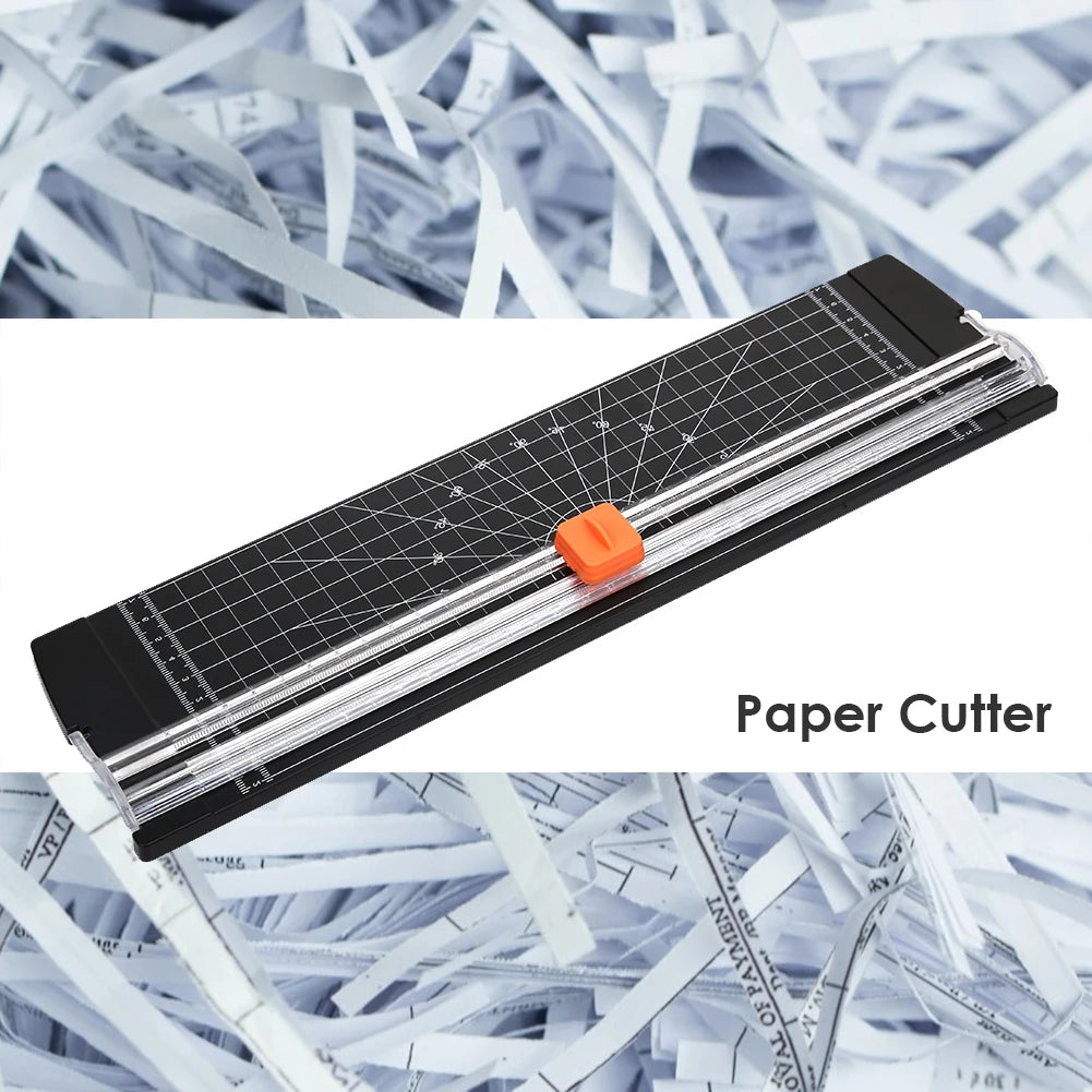 Office A4 A5 Guillotine Paper Cutter with Automatic Security Safe Guard for Coupon Craft Paper Lightweight Cutting Mat Machine
