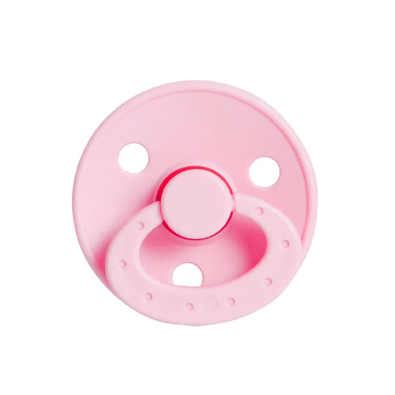 High Quality Baby Silicone Pacifier Solid Color Baby Nipple Accessories BPA Free Soft Newborn Dummy For Babies Toy