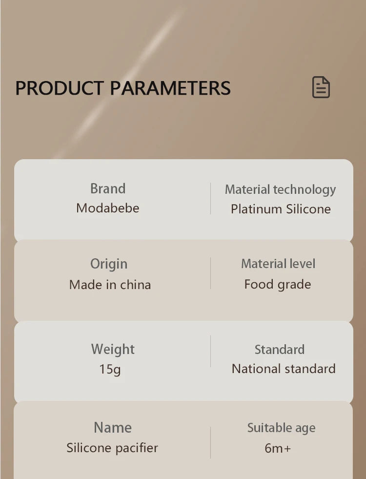 High Quality Baby Silicone Pacifier Solid Color Baby Nipple Accessories BPA Free Soft Newborn Dummy For Babies Toy