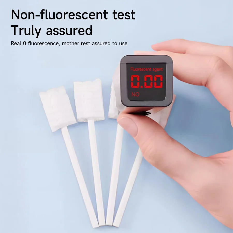 30-90PCS Baby Tongue Cleaner Disposable Newborn Toothbrush for 0-36 Month Clean Mouth Tongue Washing Artifact Gauze Cotton Swab