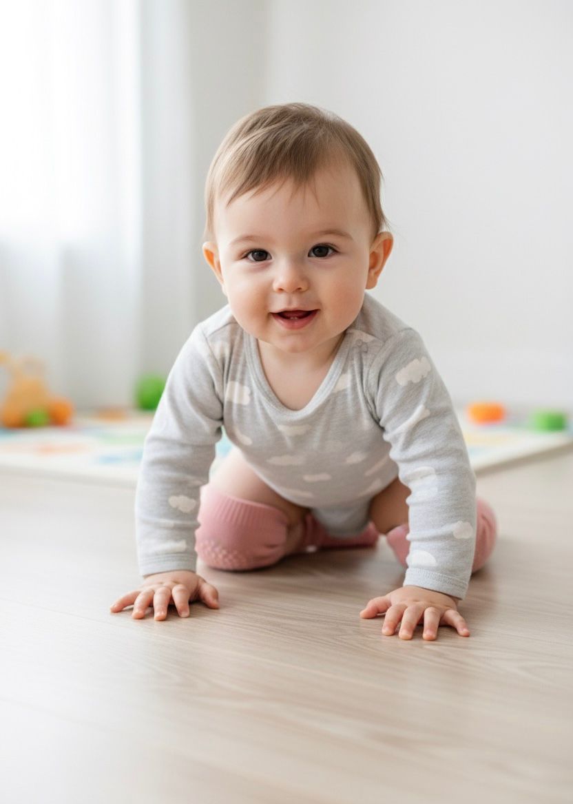 Pack x5 Big Dreams Anti-Slip Knee Pads — Safe & Soft Crawling Protection for Your Little One