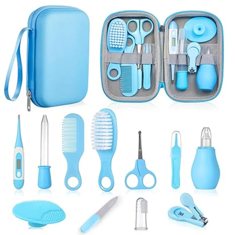 4/8/13pcs Newborn daily nail Care kit Nail clipper tool Health kit Thermometer Comb Care kit