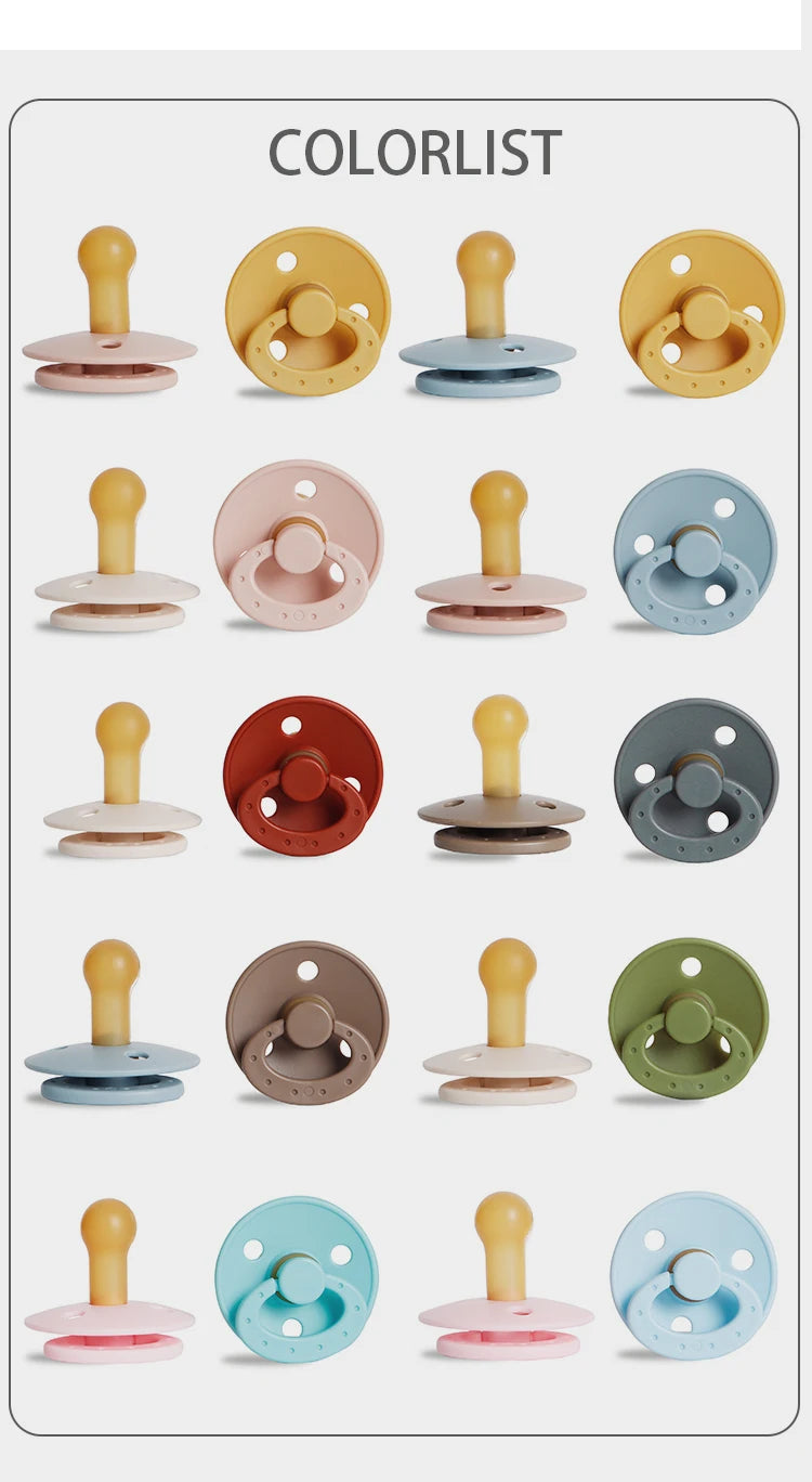 High Quality Baby Silicone Pacifier Solid Color Baby Nipple Accessories BPA Free Soft Newborn Dummy For Babies Toy