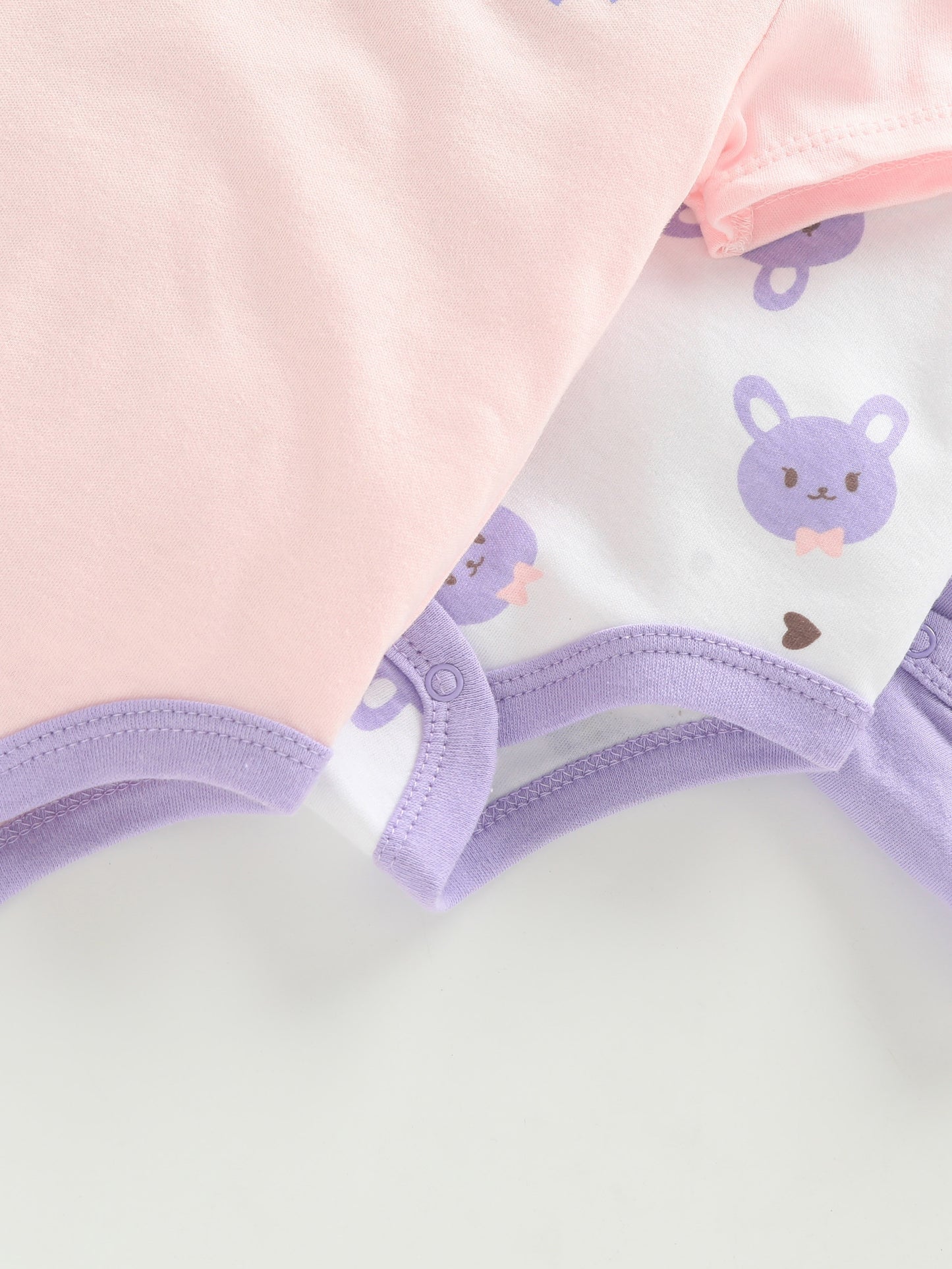 3PCS Infant Baby Cute Graphic One-piece Clothes For Boys And Girls, Newborn Pure Cotton Summer Romper newborn clothes