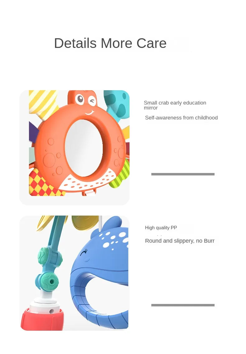 Baby Stroller Arch Toy Bouncer Toy Pram Activity Arch Toys Fine Motor Skills Toys Sensory Development Arch Baby Car Seat Toys