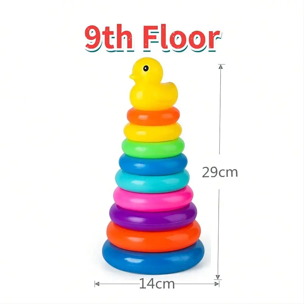 Montessori Baby Toy Rolling Ball Tower Montessori Educational Games For Babies Stacking Track Baby Development Toys 1 2 3 Years