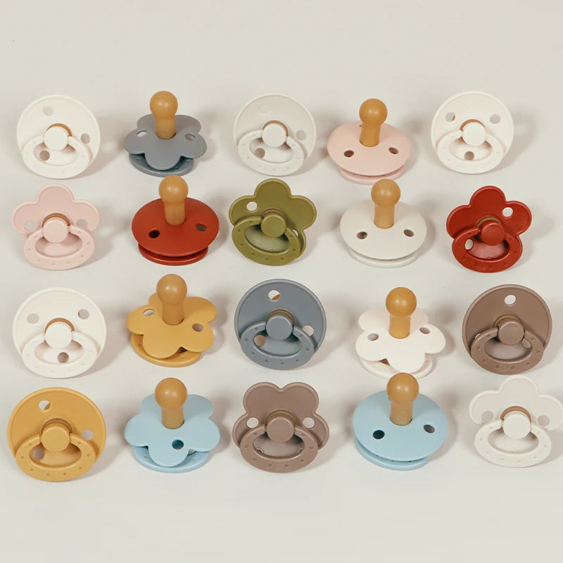 High Quality Baby Silicone Pacifier Solid Color Baby Nipple Accessories BPA Free Soft Newborn Dummy For Babies Toy