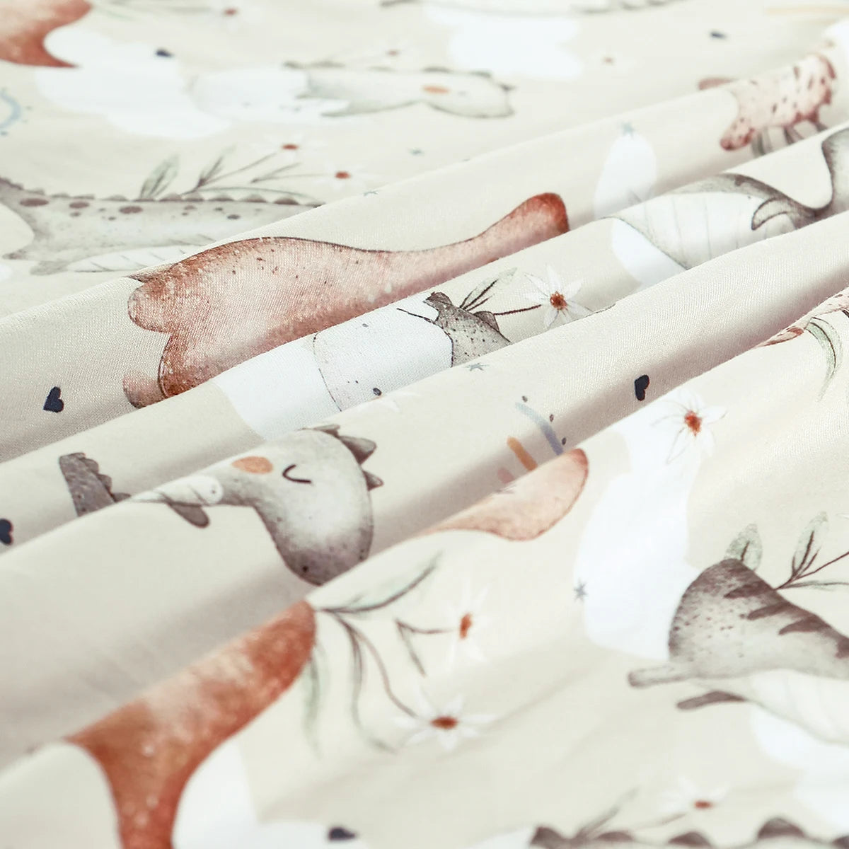 HappyFlute New One Piece Cartoon Print 70*130CM Elastic Band Design Skin-friendly&Breathable Baby Bed Sheet