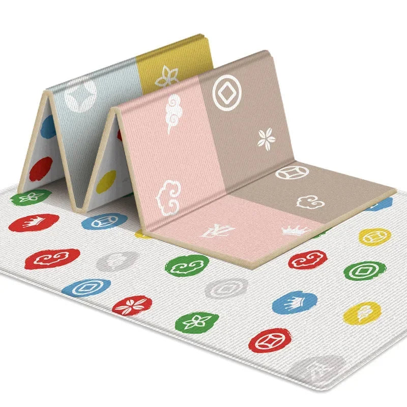 Non Toxic Foldable Baby Play Mat Educational Children's Room Carpet Non Slip and Anti Fall Floor Children's Activity Toys