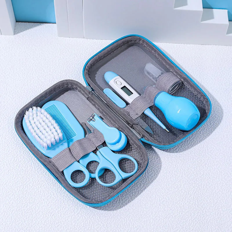 4/8/13pcs Newborn daily nail Care kit Nail clipper tool Health kit Thermometer Comb Care kit