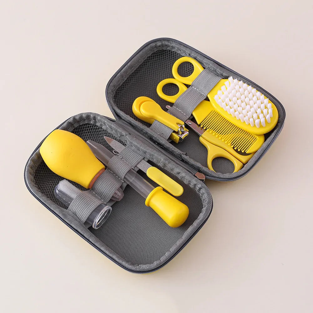 4/8/13pcs Newborn daily nail Care kit Nail clipper tool Health kit Thermometer Comb Care kit